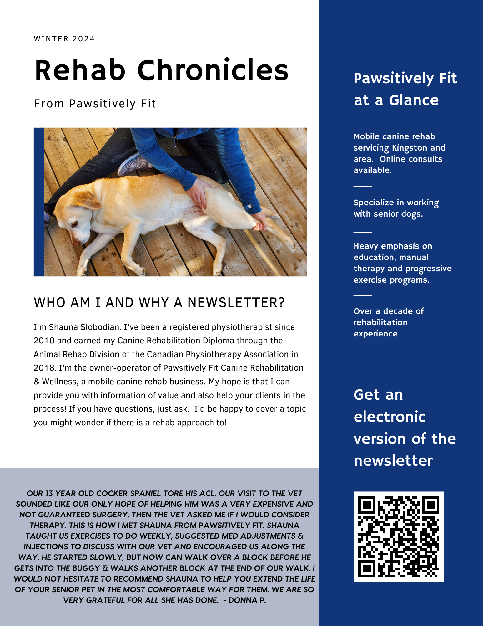 Winter 2024 Newsletter Cover